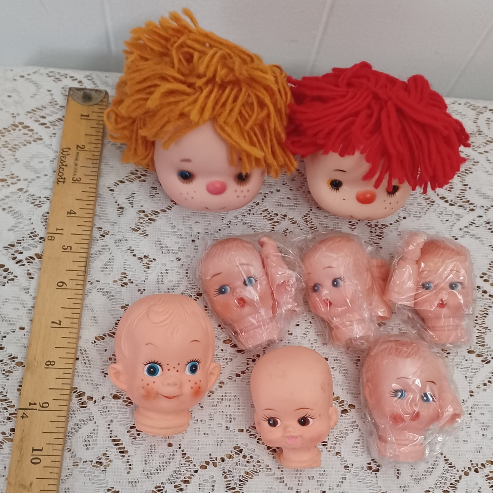 Vintage Doll Head Lot - Picture 3 of 5